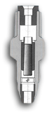 Spiral meter unit