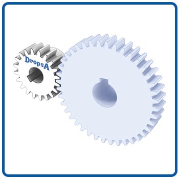 Schmiermittelberechner - Große Zahnräder - Dropsa