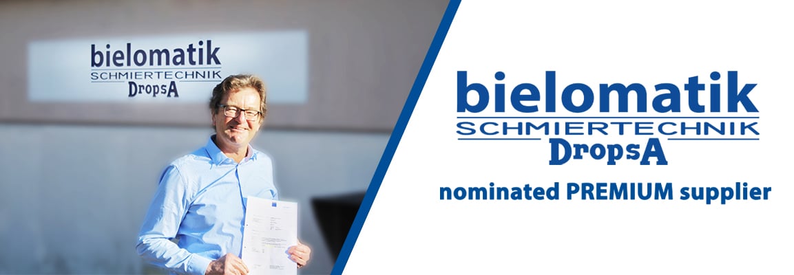 Bielomatik Schmiertechnik GmbH nominated PREMIUM supplier by TRUMPF