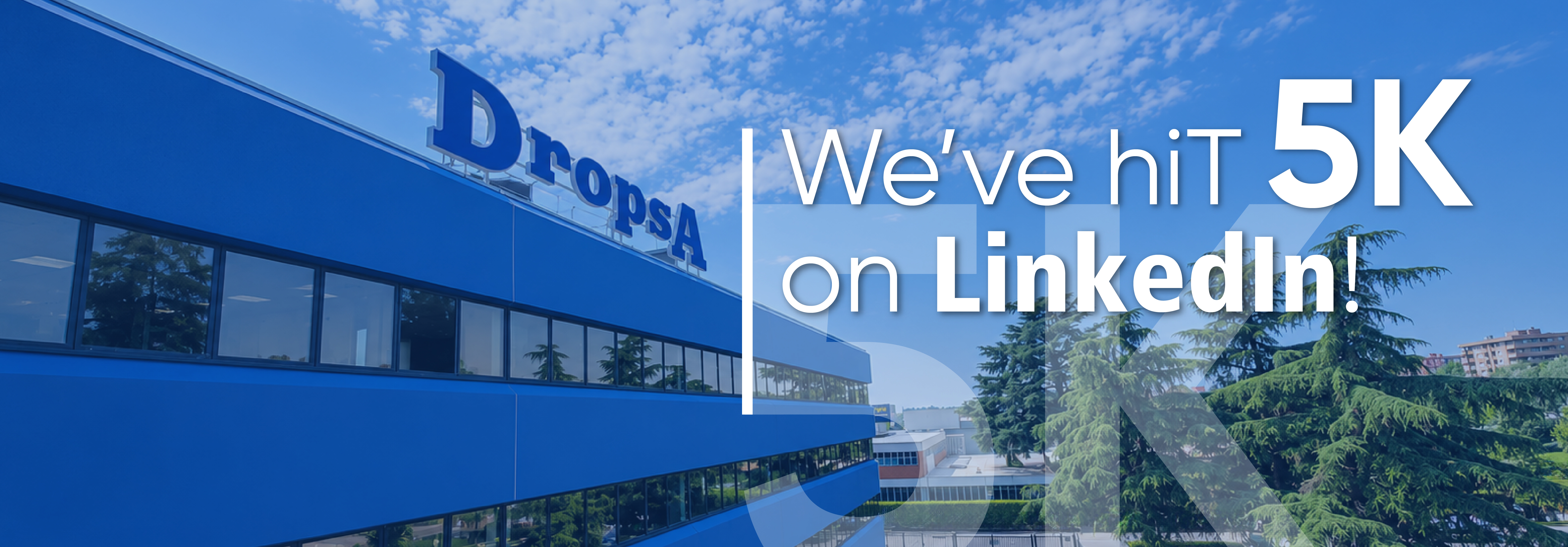 We've hit 5k on LinkedIn!